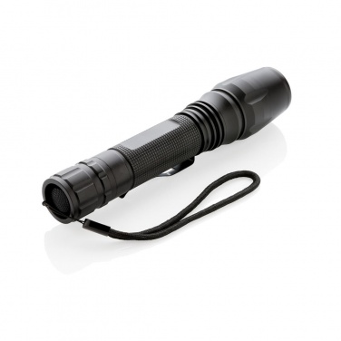 Logo trade promotional merchandise image of: 10W Heavy duty CREE torch, black