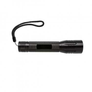 Logotrade advertising products photo of: 3W large CREE torch, black
