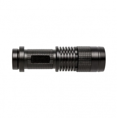 Logo trade promotional items image of: 3W pocket CREE torch, black