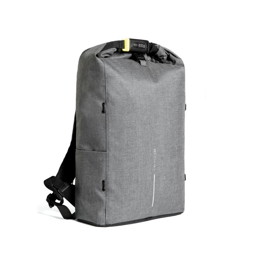 Logo trade business gift photo of: Anti-theft backpack Lite Bobby Urban, gray