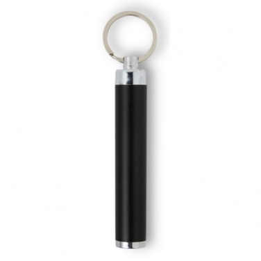 Logo trade promotional giveaway photo of: Pocket LED torch, black