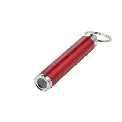 Logo trade corporate gifts picture of: Pocket LED torch, Red