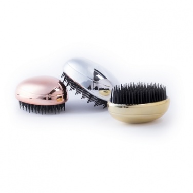 Logotrade promotional item image of: Anti-tangle hairbrush, Golden