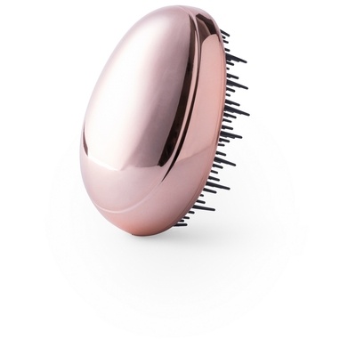 Logo trade promotional giveaways image of: Anti-tangle hairbrush, Pink