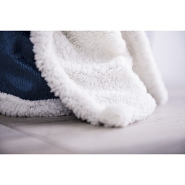 Logotrade promotional giveaways photo of: Blanket fleece, navy/white