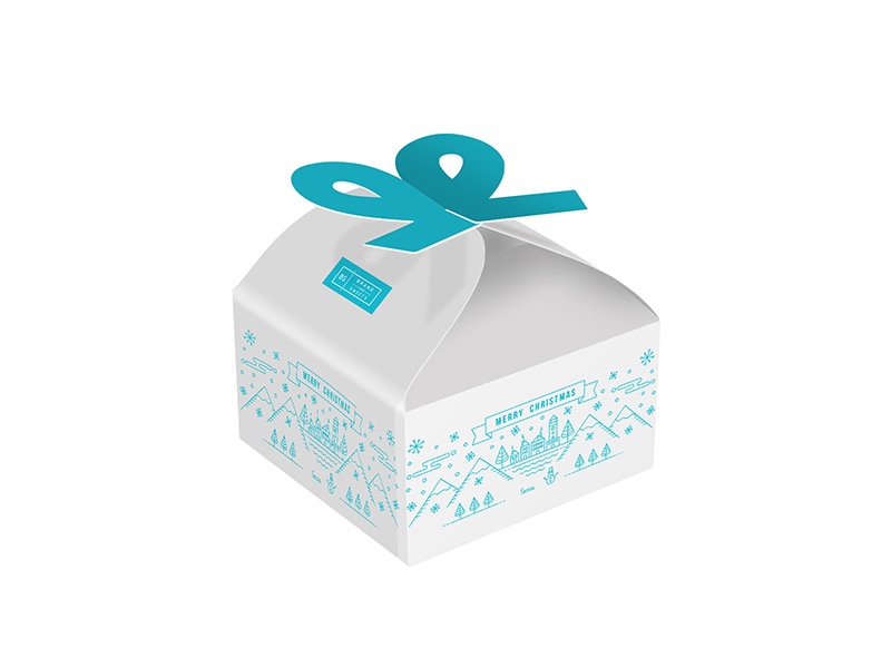 Logo trade promotional giveaways image of: Present box