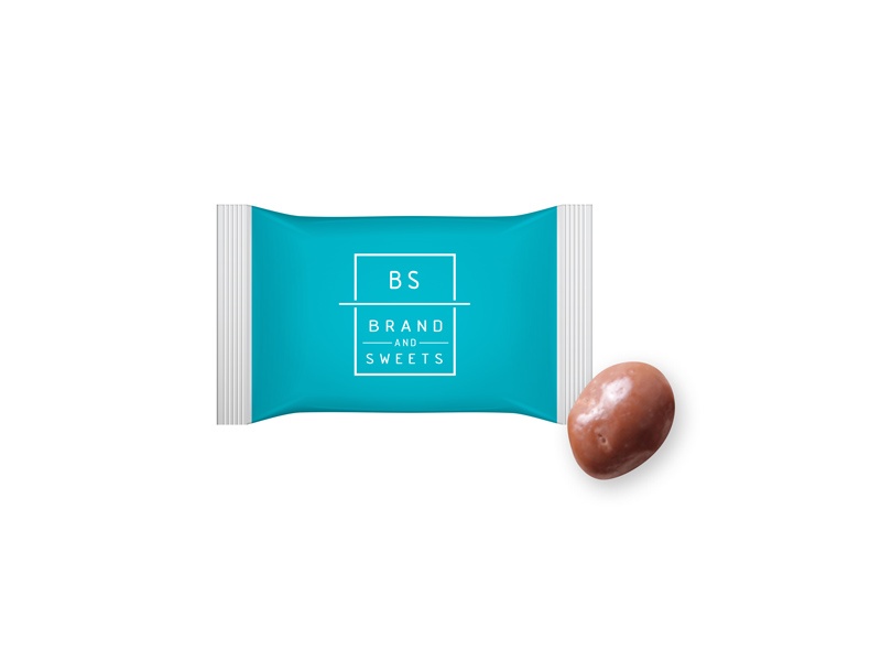 Logo trade business gift photo of: Coffee grain in chocolate