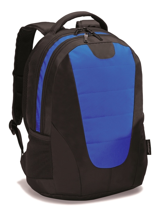 Logotrade promotional merchandise picture of: COLORISSIMO LAPTOP  BACKPACK 14’, blue