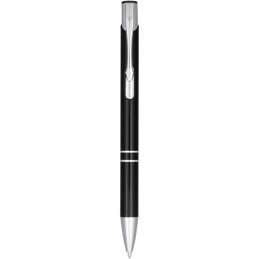 Logotrade promotional giveaway image of: Moneta anodized ballpoint pen, black