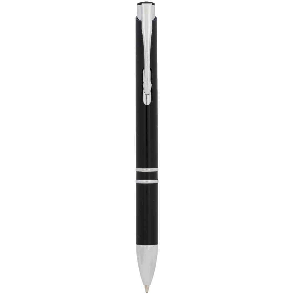 Logo trade promotional giveaways picture of: Mari ABS ballpoint pen, black