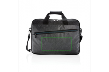 Logo trade promotional giveaway photo of: 900D laptop bag PVC free, black