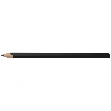 Logo trade promotional items image of: Carpenter's pencil, black