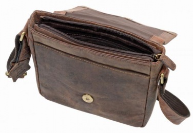 Logo trade advertising products image of: Genuine leather bag Wildernes, brown