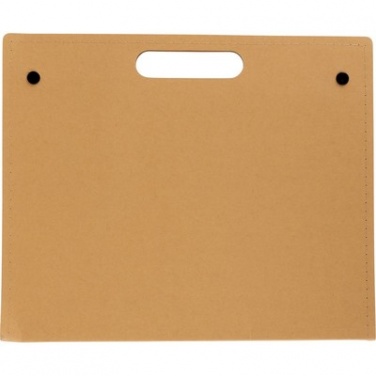 Logo trade promotional product photo of: Conference folder, notebook A4, ball pen, sticky notes, beige