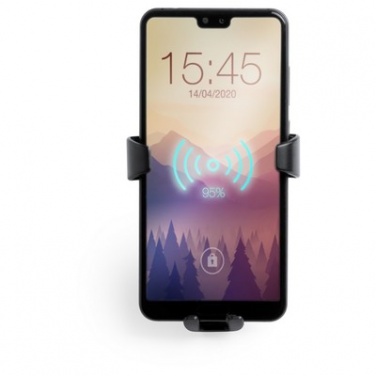 Logo trade promotional gifts picture of: Mobile phone holder for car, wireless charger