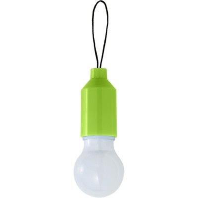 Logotrade promotional items photo of: LED lamp Pear-shaped, green