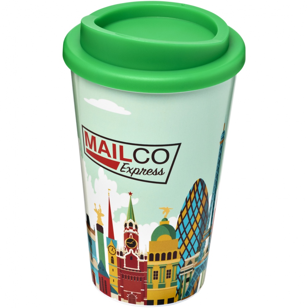Logotrade promotional giveaway picture of: Brite-Americano® 350 ml insulated tumbler, light green