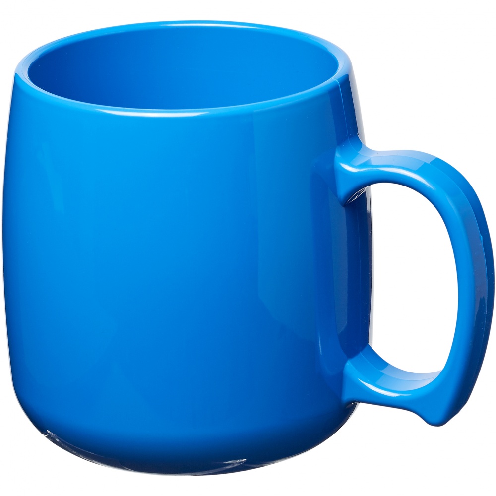 Logo trade promotional gifts image of: Classic 300 ml plastic mug, blue