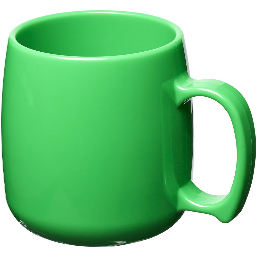 Logotrade promotional giveaway image of: Classic 300 ml plastic mug, light green