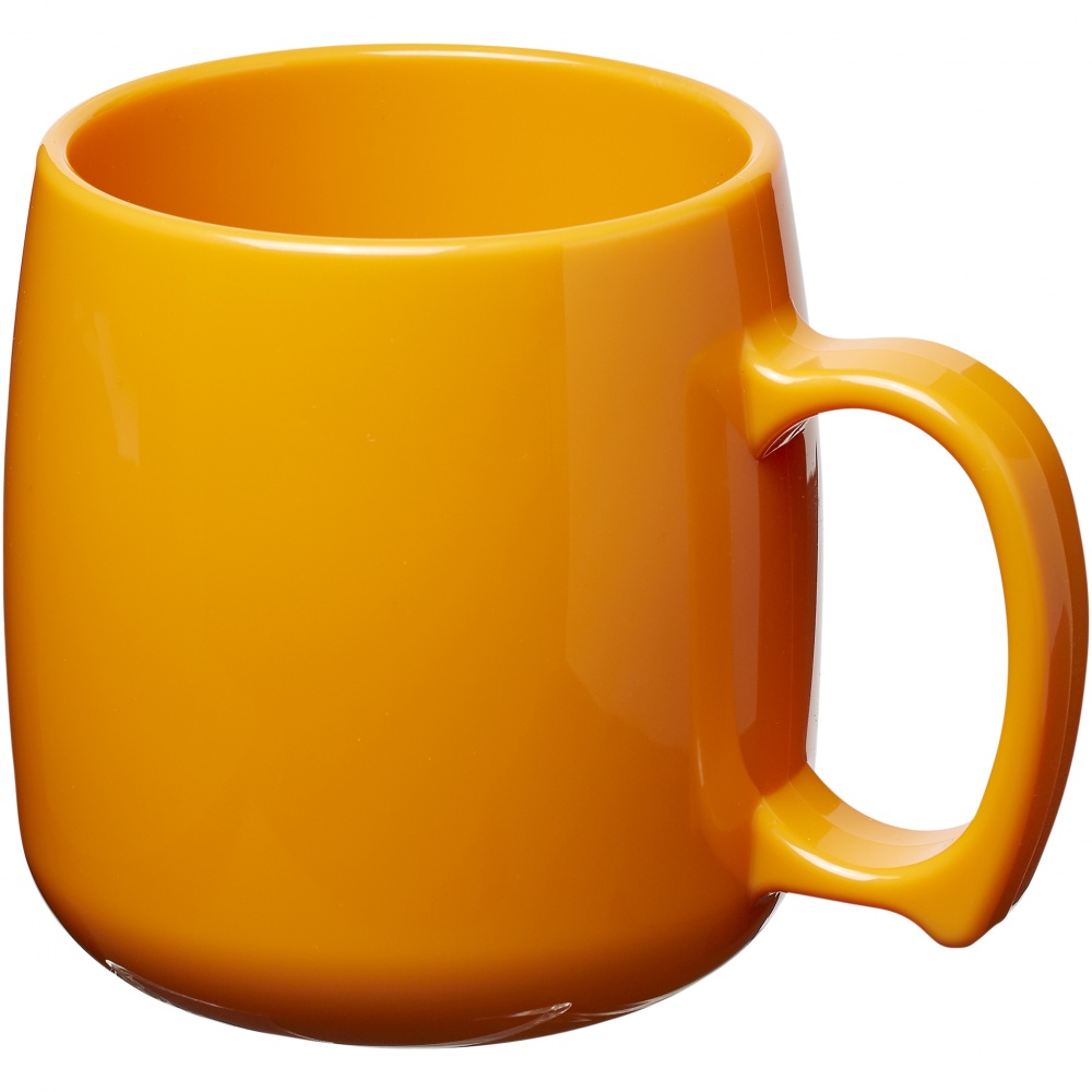 Logo trade advertising product photo of: Classic 300 ml plastic mug, orange