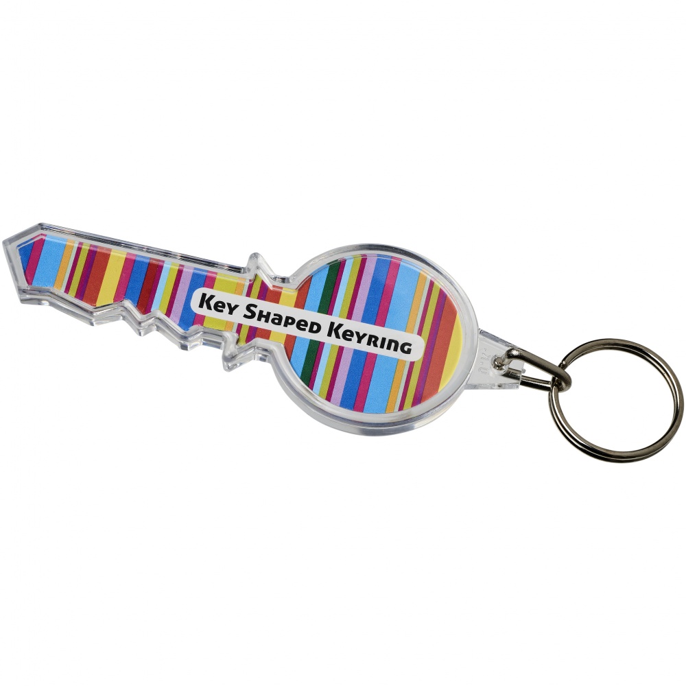 Logo trade promotional products picture of: Combo key-shaped keychain