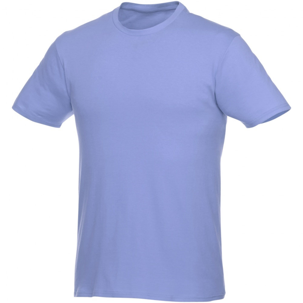 Logo trade corporate gift photo of: Heros short sleeve unisex t-shirt, light blue