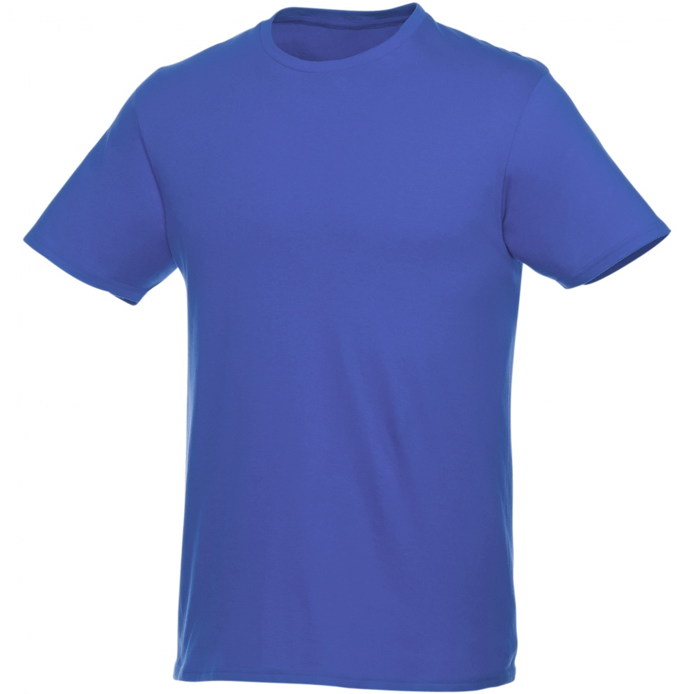 Logo trade business gifts image of: Heros short sleeve unisex t-shirt, blue