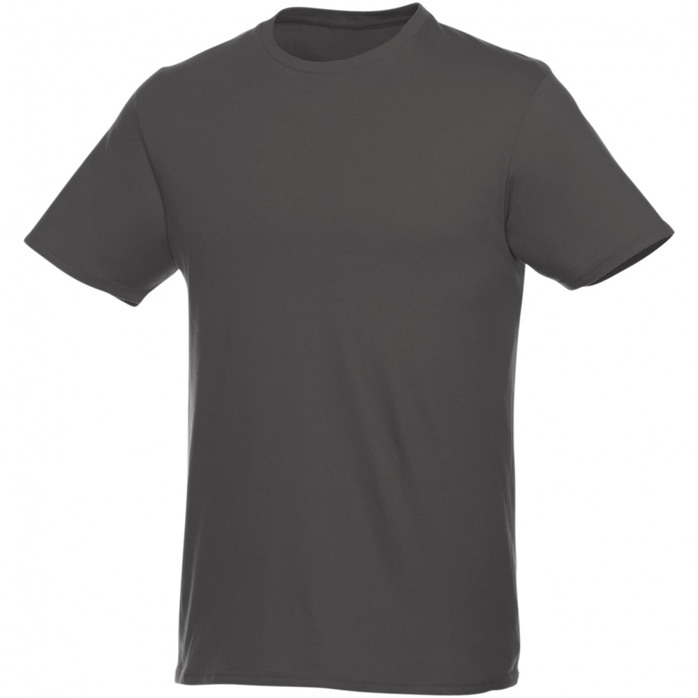 Logo trade advertising products picture of: Heros short sleeve unisex t-shirt, grey