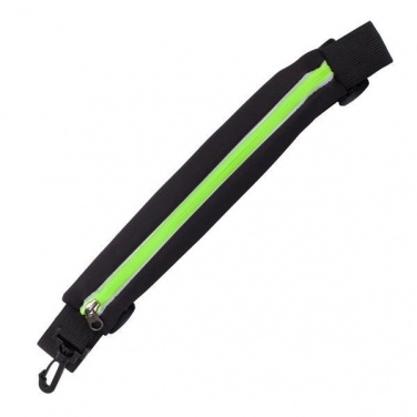 Logo trade promotional giveaways picture of: Ease sports waist bag, black/light green