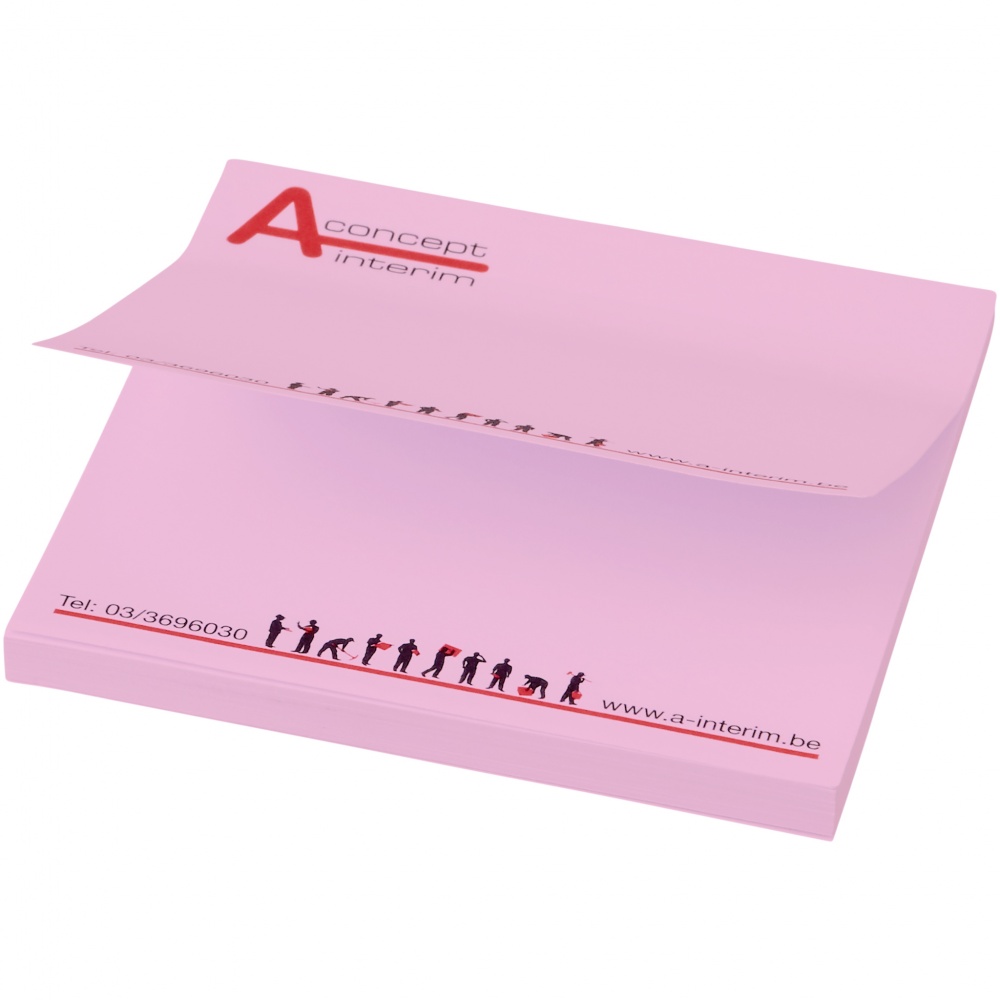 Logo trade promotional products image of: Sticky-Mate® sticky notes 75x75