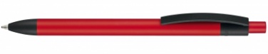 Logo trade promotional merchandise picture of: Pen, soft touch, Capri, red