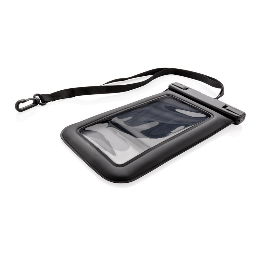 Logo trade promotional giveaway photo of: IPX8 Waterproof Floating Phone Pouch, black