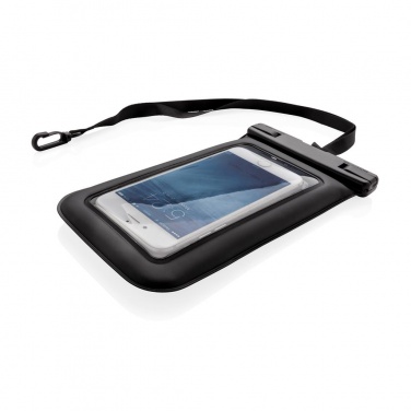 Logo trade promotional product photo of: IPX8 Waterproof Floating Phone Pouch, black