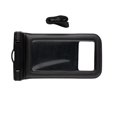 Logo trade promotional giveaways picture of: IPX8 Waterproof Floating Phone Pouch, black