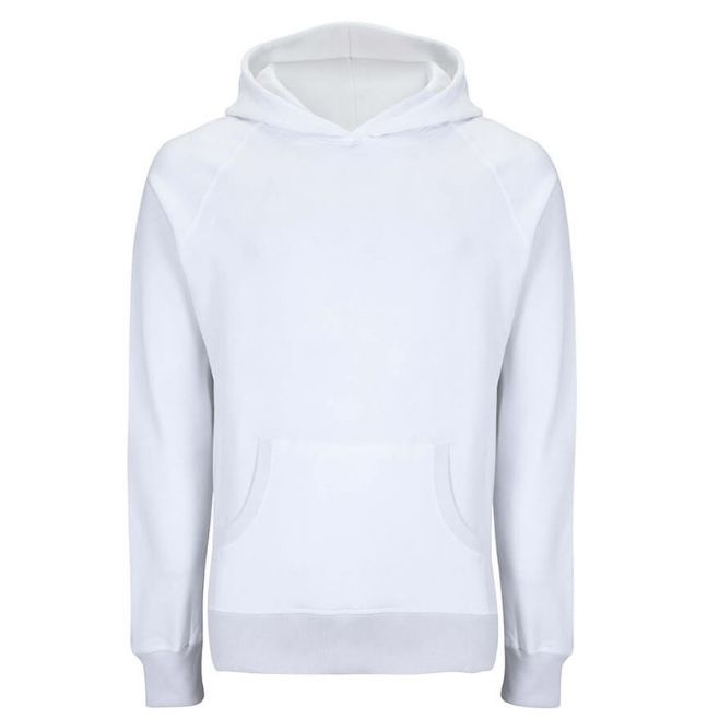 Logo trade promotional merchandise photo of: Salvage unisex pullover hoody, dove white