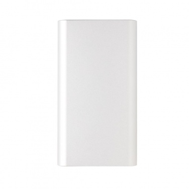 Logotrade promotional merchandise picture of: Aluminium 10.000 mAh 5W Wireless Powerbank, silver