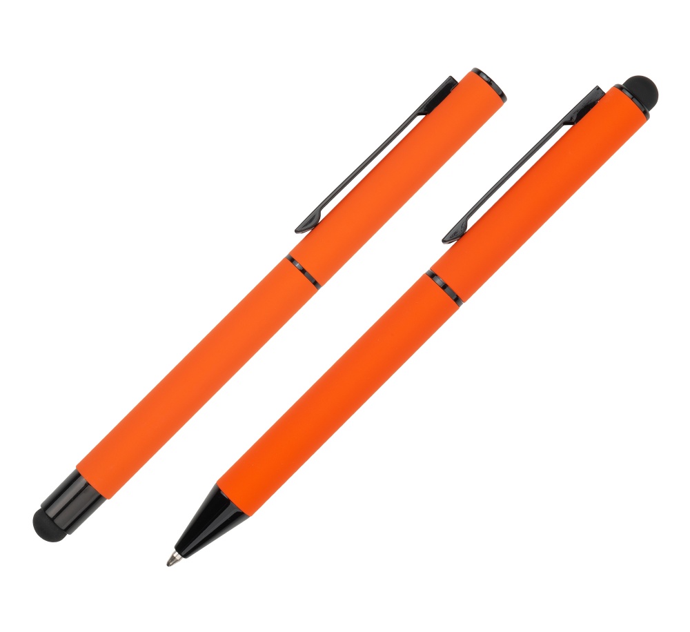 Logo trade promotional giveaways picture of: Writing set touch pen, soft touch CELEBRATION Pierre Cardin