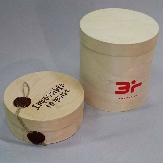 Logo trade promotional gifts picture of: Wooden giftbox 130 x 26 x180 mm