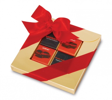 Logo trade promotional products image of: 4 chocolates frame box