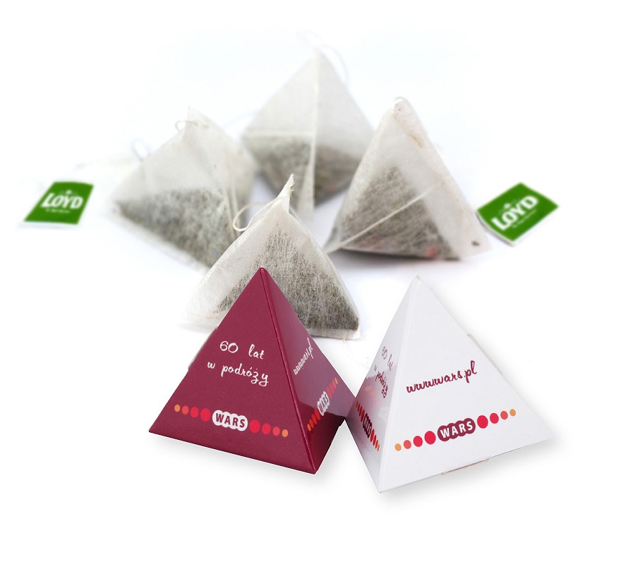 Logo trade promotional items image of: tea pyramid