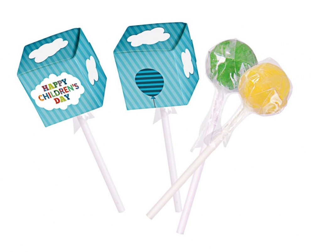 Logo trade business gifts image of: Cube lollipops