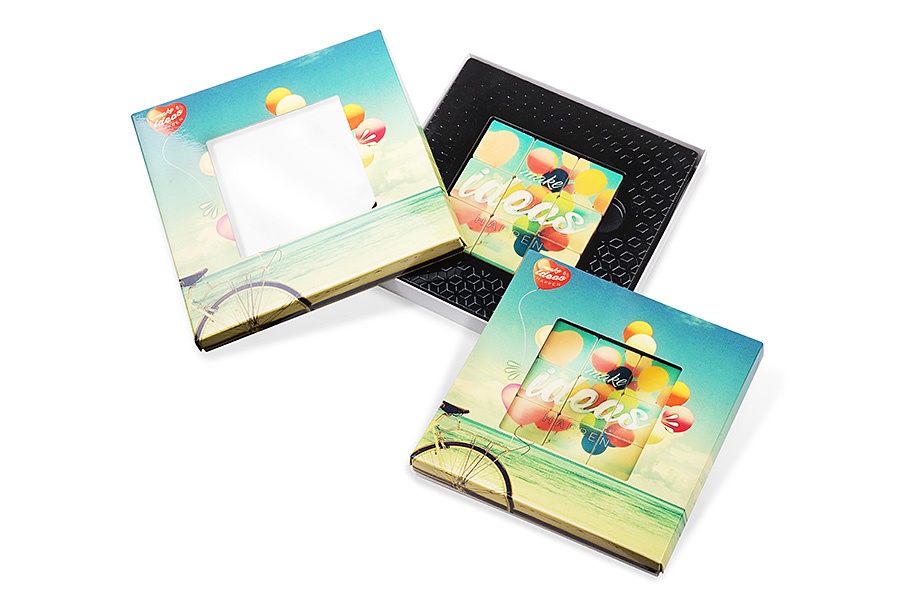 Logotrade promotional item picture of: Print me choco memory 9