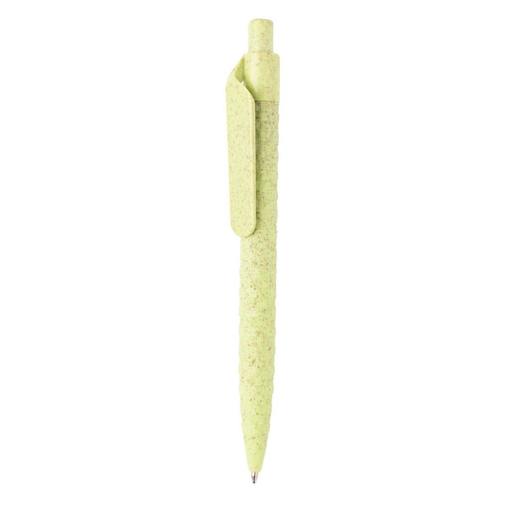 Logo trade corporate gifts picture of: Wheatstraw pen, green