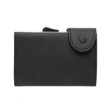 Logo trade promotional gifts picture of: C-Secure RFID card holder & wallet black with name, sleeve, gift wrap