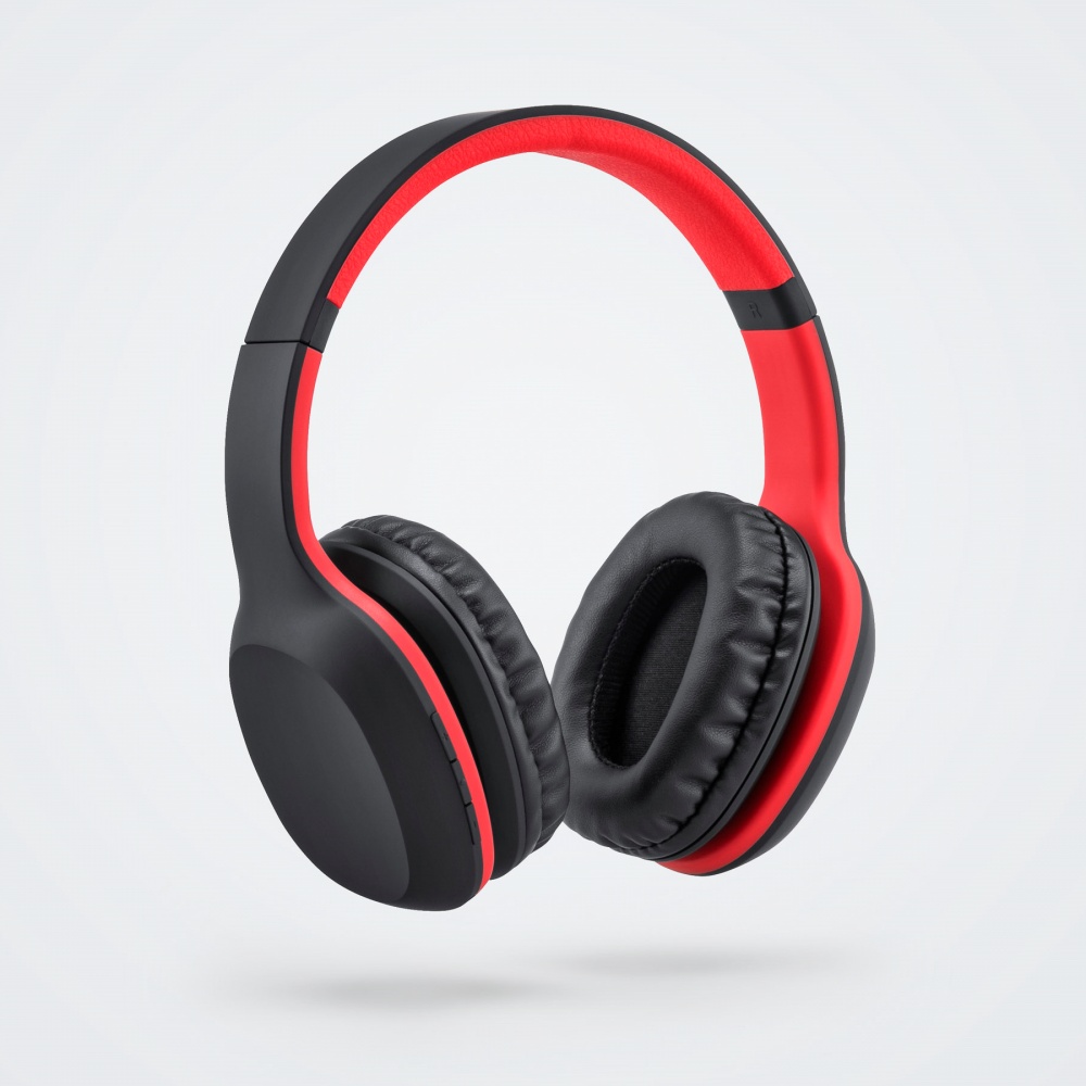 Logotrade advertising product image of: Wireless headphones Colorissimo, red