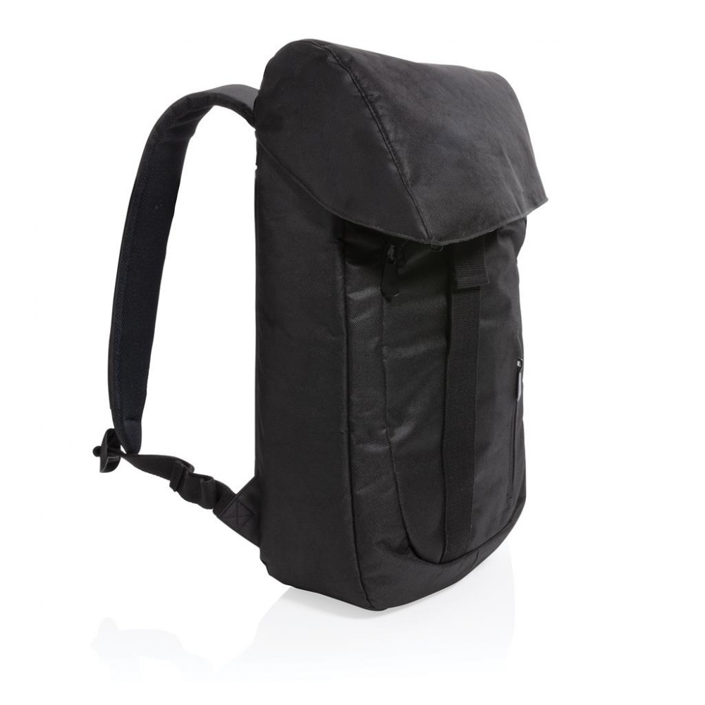 Logotrade promotional gift picture of: Osaka  rPET backpack, black