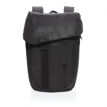 Logotrade promotional item picture of: Osaka  rPET backpack, black