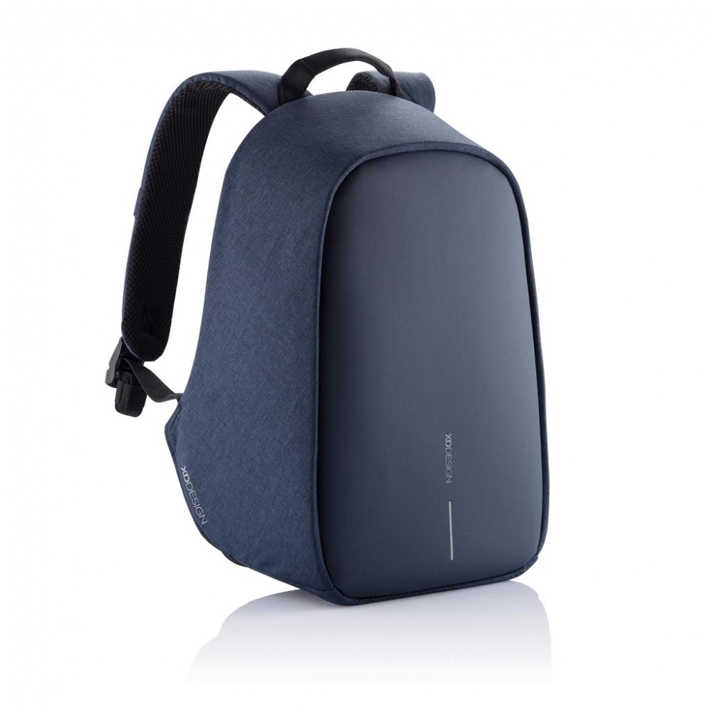Logo trade promotional giveaway photo of: Bobby Hero Small, Anti-theft backpack, navy