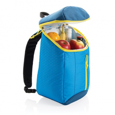 Logo trade promotional gifts picture of: Hiking cooler backpack 10L, blue