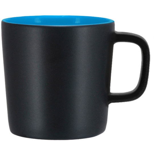 Logo trade promotional merchandise picture of: Ebba mug 25cl, black/blue